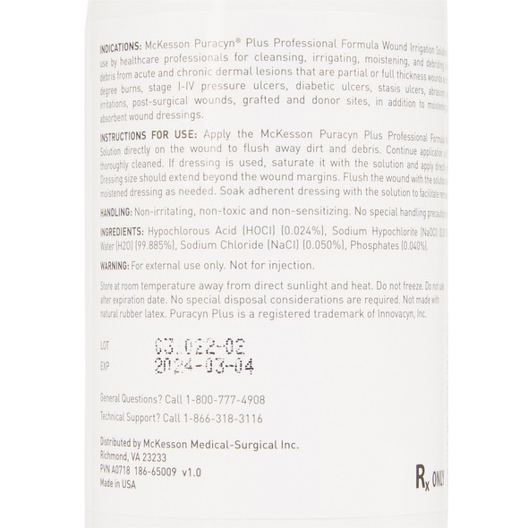 Wound_Cleanser_PURACYN_PLUS_RX__WND_IRR/MGMT_SYS_MCK_LIQ_PMP_8.5OZ_(6EA/CS)_Wound_Cleansers_and_Irrigators_186-6509