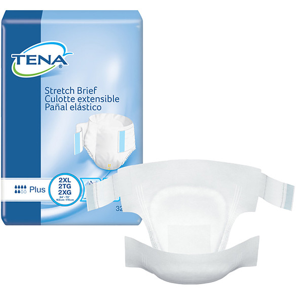 Tena Stretch Plus Incontinence Brief, Extra Extra Large