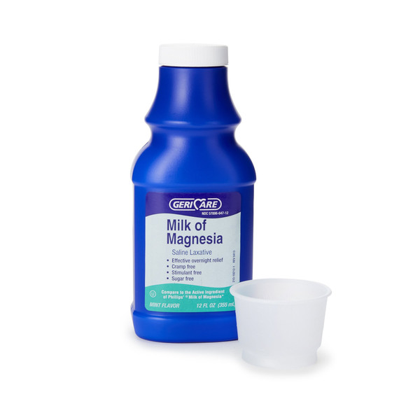 Geri-Care Magnesium Hydroxide Laxative, 12-ounce Bottle