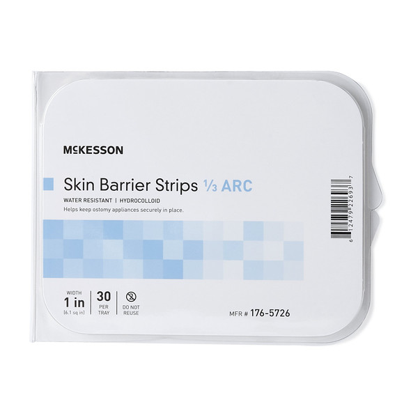 Skin_Barrier_Strip_BARRIER__SKIN_OSTOMY_1/3-ARC_(30EA/TR_14TR/CS)_Barriers_176-5726