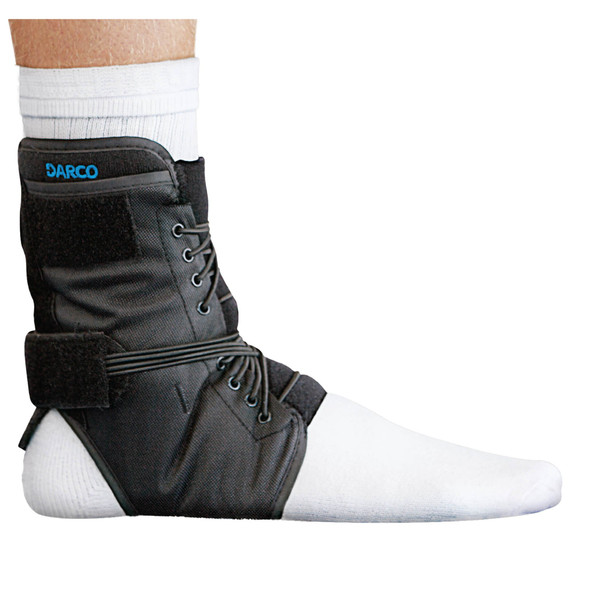 Ankle Brace Darco Web Medium Bungee / Hook and Loop Strap Closure Male 7-1/2 to 10 / Female 9-1/2 to 11 Foot