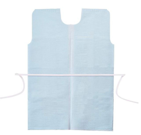 Apex Patient Exam Gown, Medium/Large, Blue