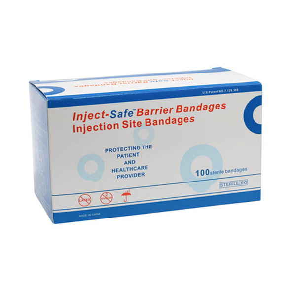 Pre-Injection_Adhesive_Strip_BANDAGE__BARRIER_INJECT-SAFE_(100/BX_20BX/CS)_Adhesive_Bandages_3070