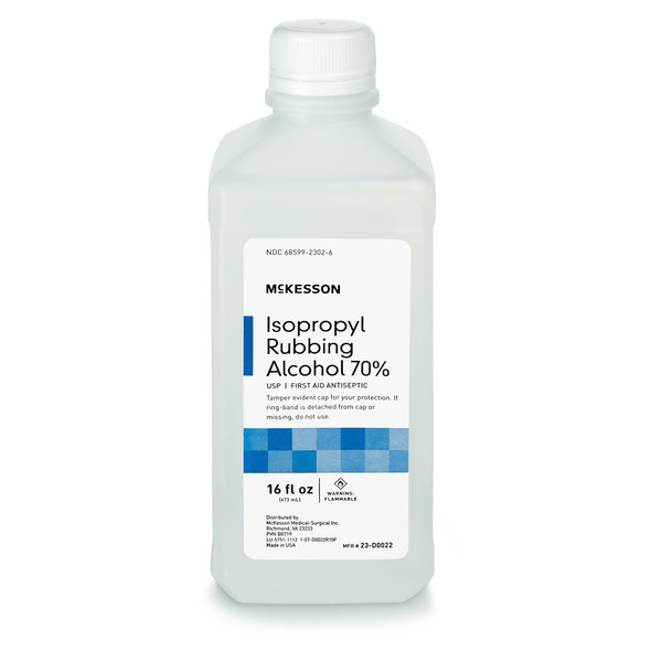 McKesson Isopropyl Alcohol Antiseptic, 16 oz. Bottle