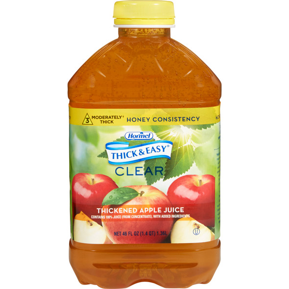 Thick & Easy Honey Consistency Apple Thickened Beverage, 46 oz. Bottle