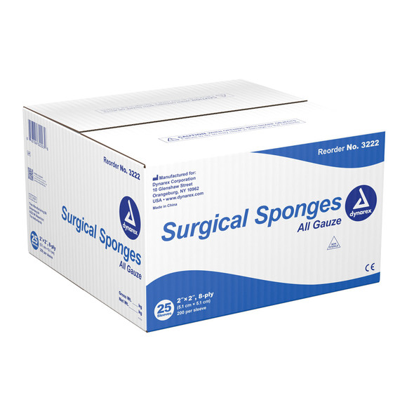 Gauze_Sponge_SPONGE__GAUZE_8PLY_2"X2"_N/S_(200/BX_25BX/CS)_Gauze_Dressings_446037_865330_009975_768823_575852_763685_867172_373772_3222