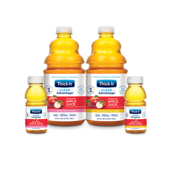 Thickened_Beverage_THICK-IT__CLR_ADV_APPLE_MOD/HONEY_64OZ_(4/CS)_KNITPFD_Thickeners_B456-A5044