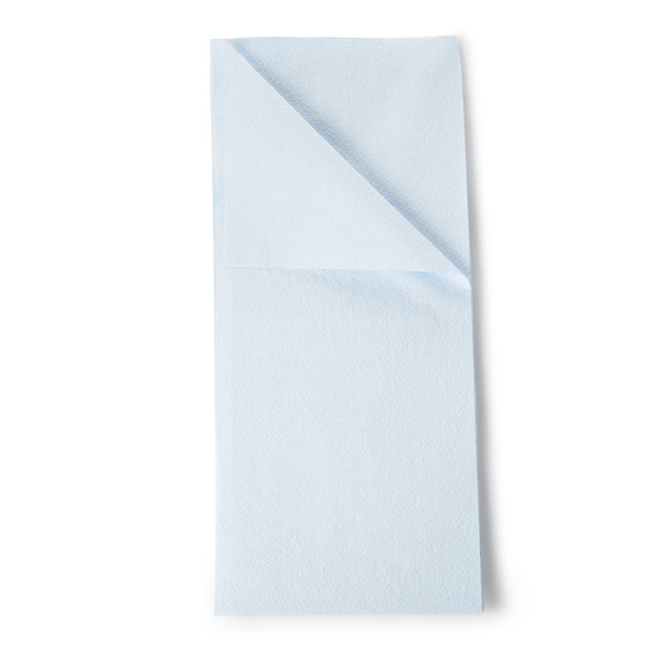 Tidi Everyday Blue Flat Stretcher Sheet, 40 x 90 Inch