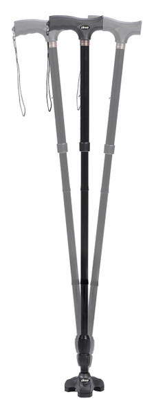 Flex-N-Go Aluminum Folding Cane, 32½  39½ Inch Height