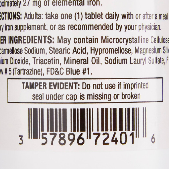 Mineral_Supplement_FERROUS_GLUCONATE__TAB_240MG_(100/BT_12BT/CS)_Nonprescription_Vitamins_and_Minerals_724-01-GCP