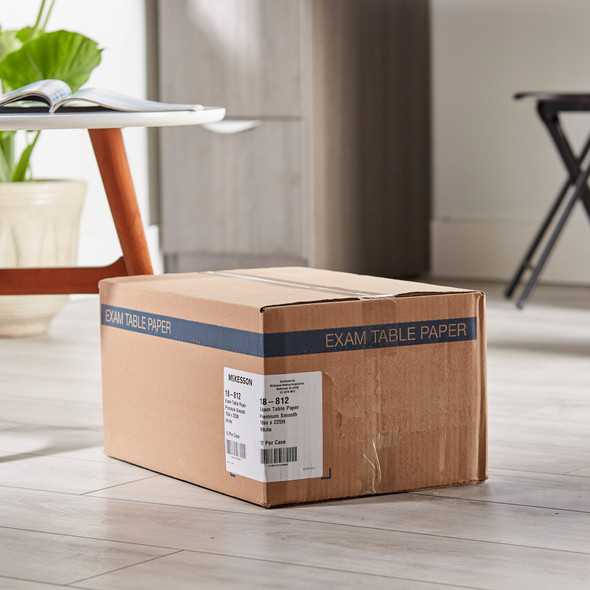 113115_CS Table Paper McKesson 18 Inch Width White Smooth 12/CS