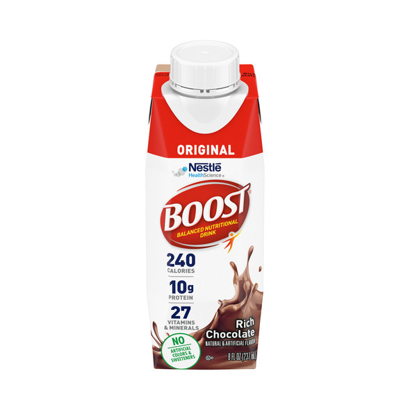 Boost Original Chocolate Oral Supplement, 8 oz. Carton