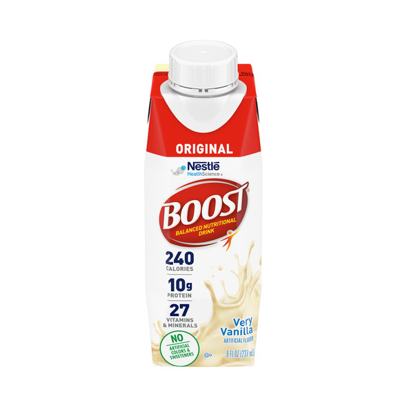Boost Original Vanilla Oral Supplement, 8 oz. Carton
