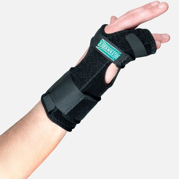 Hand / Finger Brace TKO Standard Neoprene / Nylon / UBL Right Hand Black One Size Fits Most