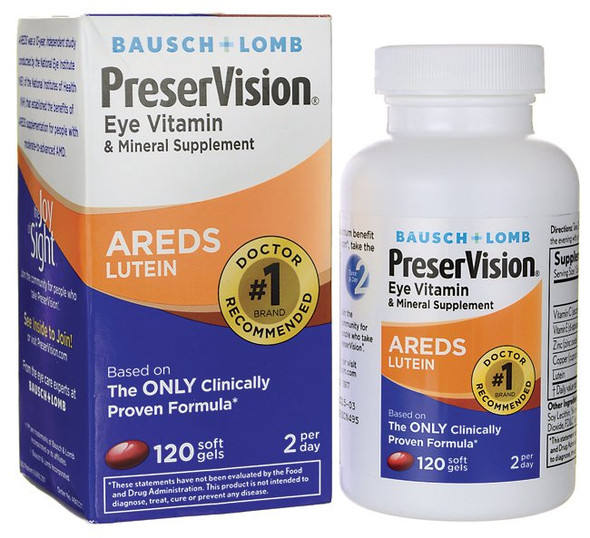 PreserVision AREDS Lutein Multivitamin Supplement