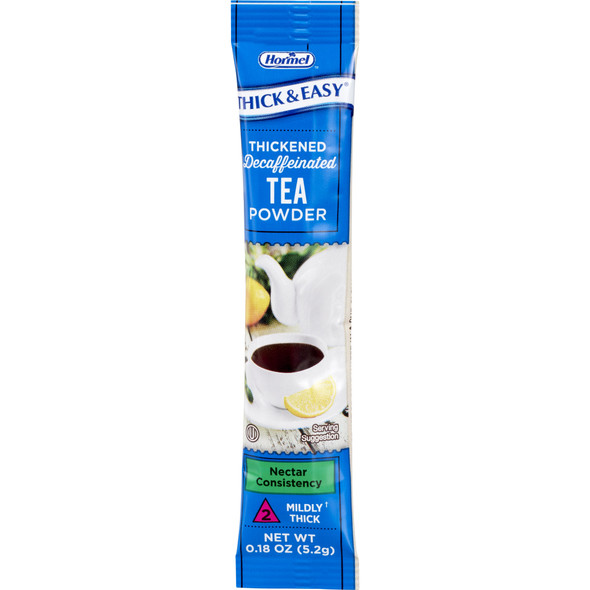 Thick & Easy Decaffeinated Tea Nectar Consistency Thickened Beverage, 0.18-ounce Packet of Powder