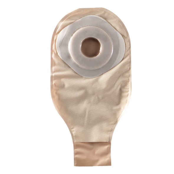 ActiveLife One-Piece Drainable Transparent Colostomy Pouch, 12 Inch Length, 3/4 Inch Stoma