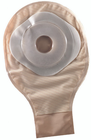 ActiveLife One-Piece Drainable Opaque Colostomy Pouch, 10 Inch Length, 1½ Inch Stoma