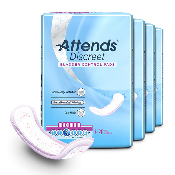 Bladder_Control_Pad_PAD__BLADDER_CNTRL_ATTENDS_DISCREET_MAX_(20/BG_10BG/CS)_Incontinence_Liners_and_Pads_810356_1121152_1119765_ADPMAX