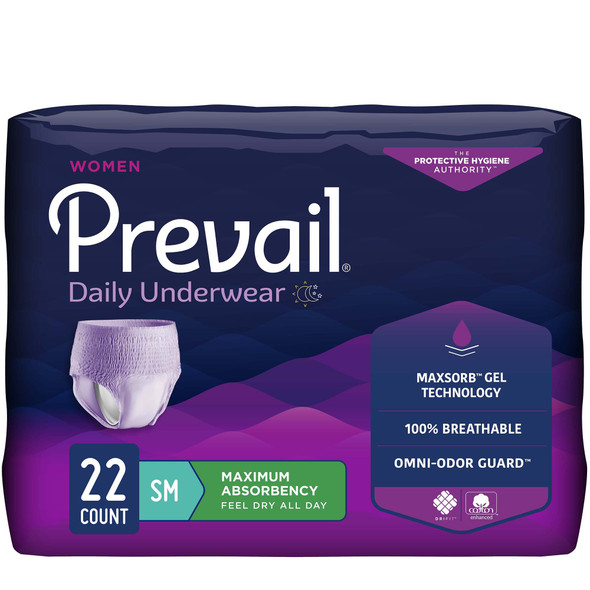 Prevail Daily Underwear Maximum Absorbent Underwear, Small