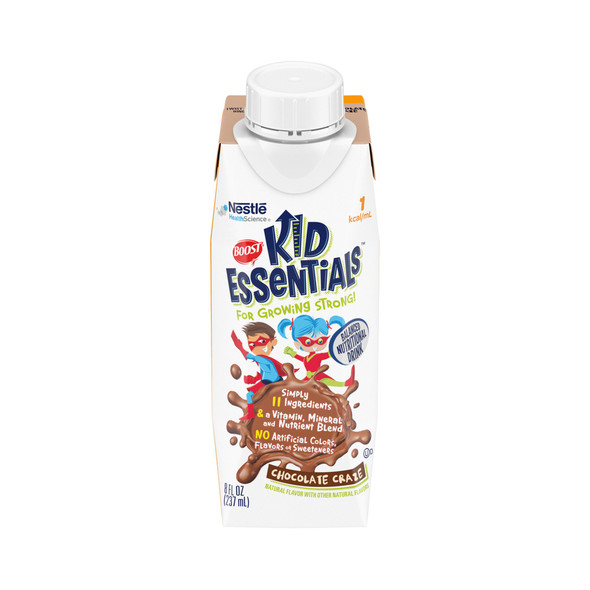 Boost Kid Essentials Chocolate Pediatric Oral Supplement, 8 oz Carton