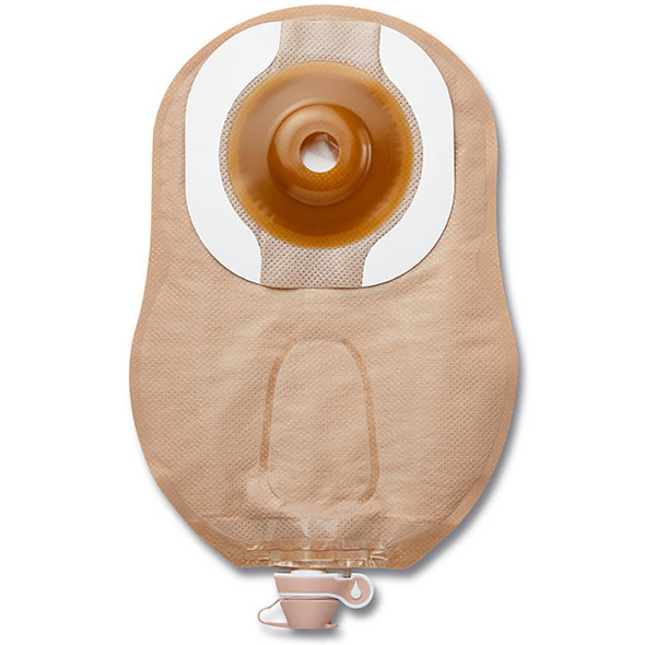 Premier One-Piece Drainable Ultra Clear Urostomy Pouch, 9 Inch Length, 3/4 Inch Stoma