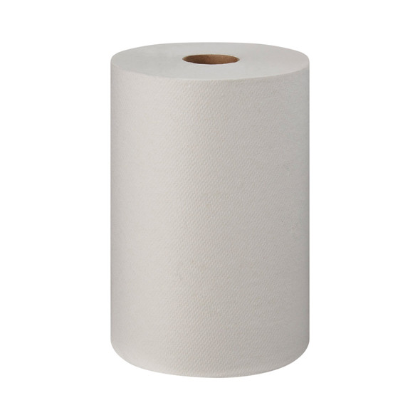 Scott Essential White Paper Towel, 8 Inch x 400 Foot, 12 Rolls per Case