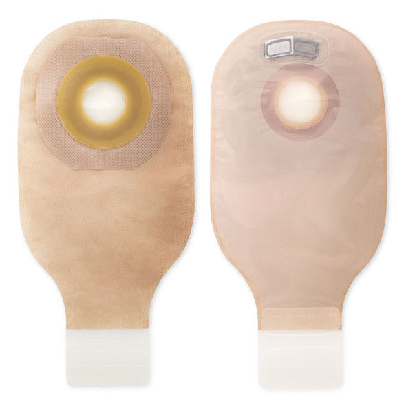 Premier One-Piece Drainable Transparent Ostomy Pouch, 12 Inch Length, Up to 2½ Inch Stoma