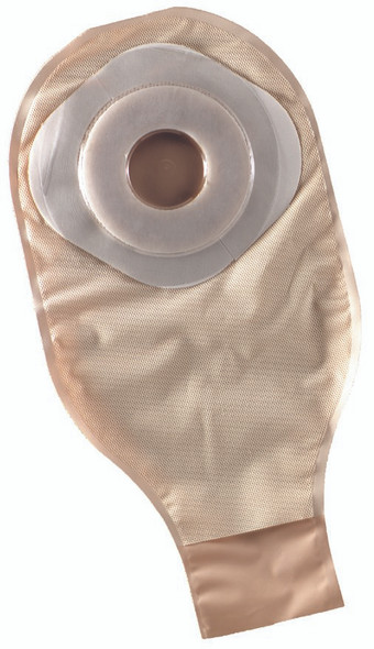 ActiveLife One-Piece Drainable Transparent Colostomy Pouch, 12 Inch Length, 1 Inch Stoma