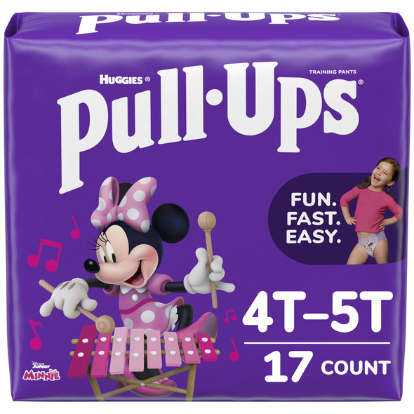 Pull-Ups Learning Designs for Girls Training Pants, 4T to 5T