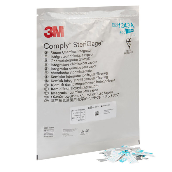 3M Comply SteriGage Chemical Integrator, Steam 3M Comply SteriGage Chemical Integrator, Steam