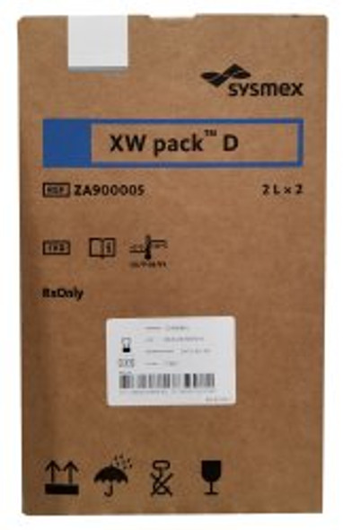 XW Pack D Reagent Diluent for use with Sysmex XW-100 Automated Hematology Analyzer, Hematology test