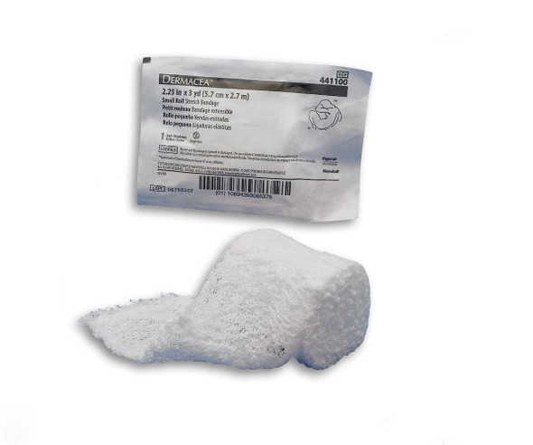 Dermacea Sterile Fluff Bandage Roll, 2-1/4 Inch x 3 Yard
