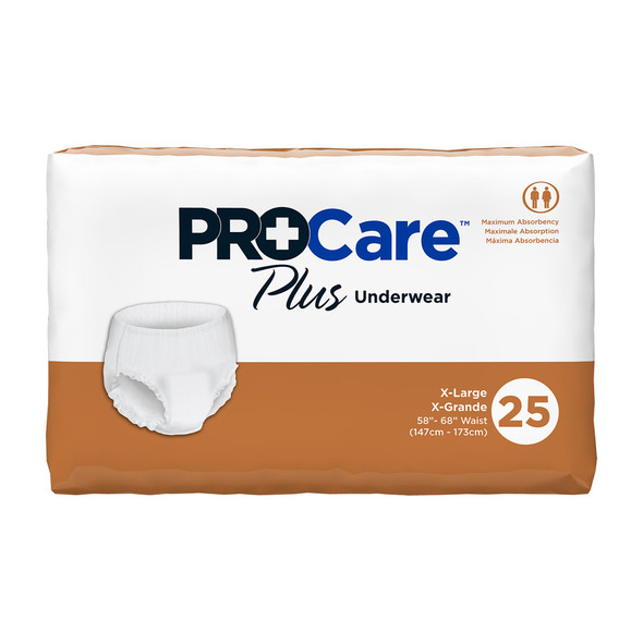 Absorbent_Underwear_UNDERWEAR__PROTECTIVE_PROCARE_PLUS_XLG_58"-68"_(25/BG_4BG/CS_Adult_Briefs_and_Protective_Undergarments_CRP-514