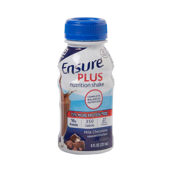 Ensure Plus Chocolate Oral Supplement, 8-ounce bottle