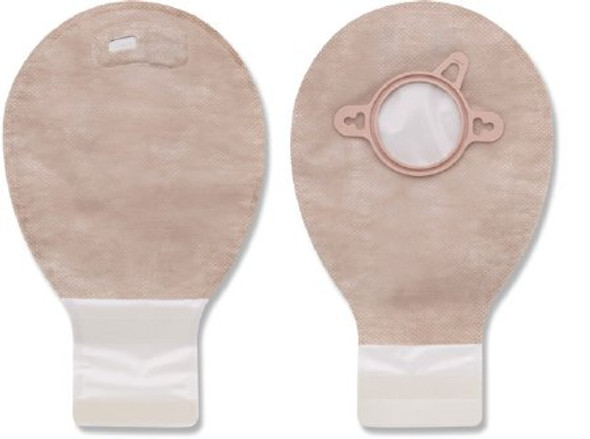 New Image Two-Piece Drainable Transparent Filtered Ostomy Pouch, 7 Inch Length, 2¾ Inch Flange