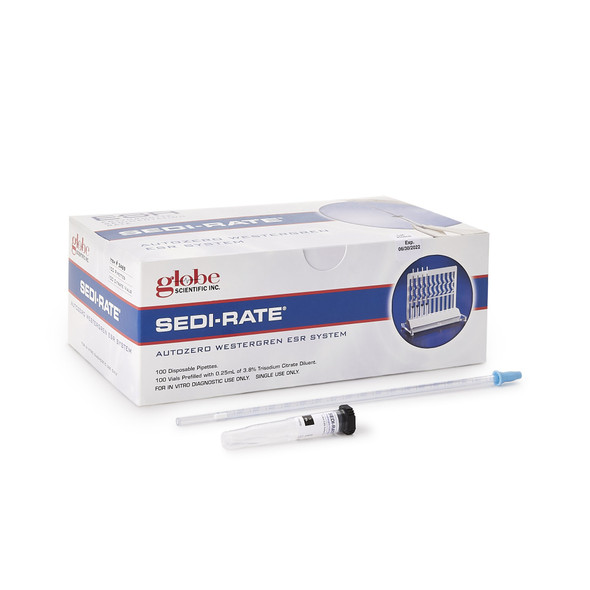 Sedi-Rate Erythrocyte Sedimentation Rate (ESR) Autozero Westergren Hematology Test Kit