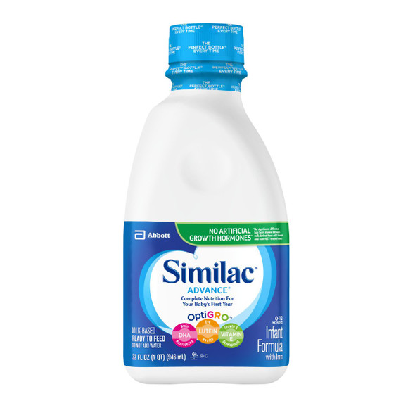 Similac Advance 20 Ready to Use Infant Formula, 32 oz. Bottle