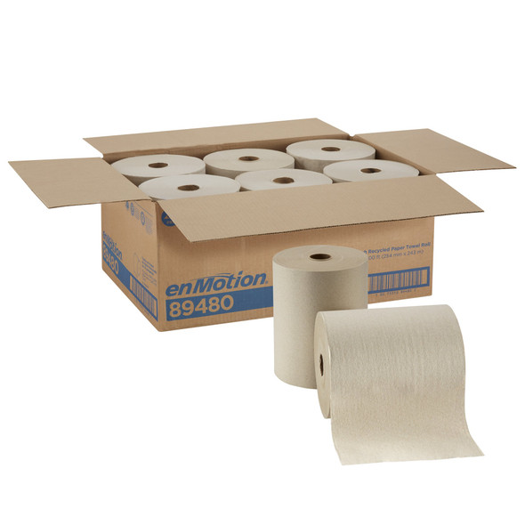 enMotion Touchless Brown Paper Towel, 10 Inch x 800 Foot, 6 Rolls per Case