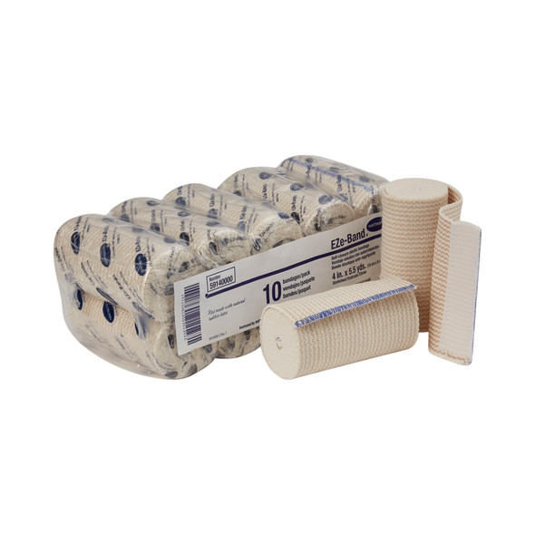 EZe-Band LF Double Hook and Loop Closure Elastic Bandage, 4 Inch x 5-1/2 Yard