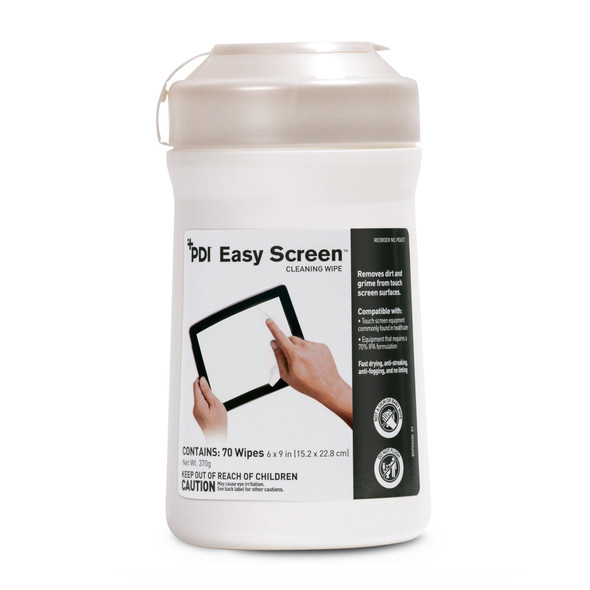 Easy Screen Cleaning Wipe, 70 per Canister