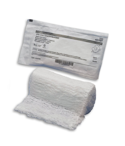 Dermacea Sterile Fluff Bandage Roll, 3-2/5 Inch x 3-1/2 Yard