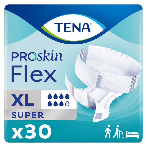 Tena Flex Super Incontinence Belted Undergarment, Size 20