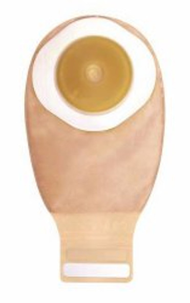 Esteem + One-Piece Drainable Transparent Filtered Ostomy Pouch, 12 Inch Length, 7/8 Inch Stoma