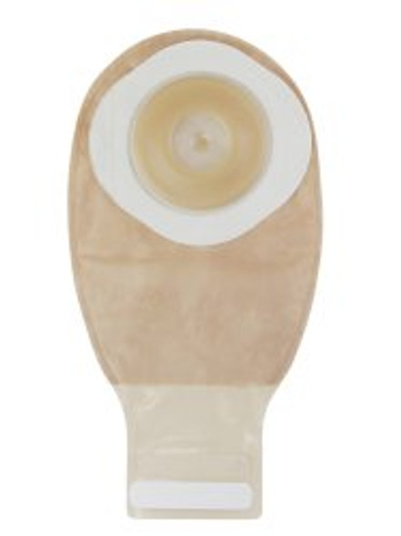 Esteem + One-Piece Drainable Opaque Filtered Ostomy Pouch, 12 Inch Length, 1 Inch Stoma