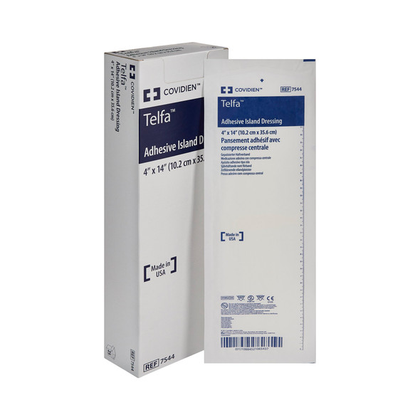 Telfa Adhesive Dressing, 4 x 14 Inch