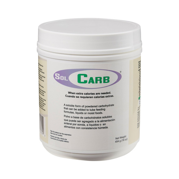 SolCarb Oral Supplement / Tube Feeding Formula, 454 Gram Jar