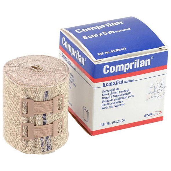 Comprilan Clip Detached Closure Compression Bandage, 2-2/5 Inch x 5-1/2 Yard