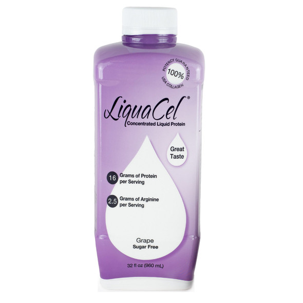 LiquaCel Grape Oral Protein Supplement, 32 oz. Bottle