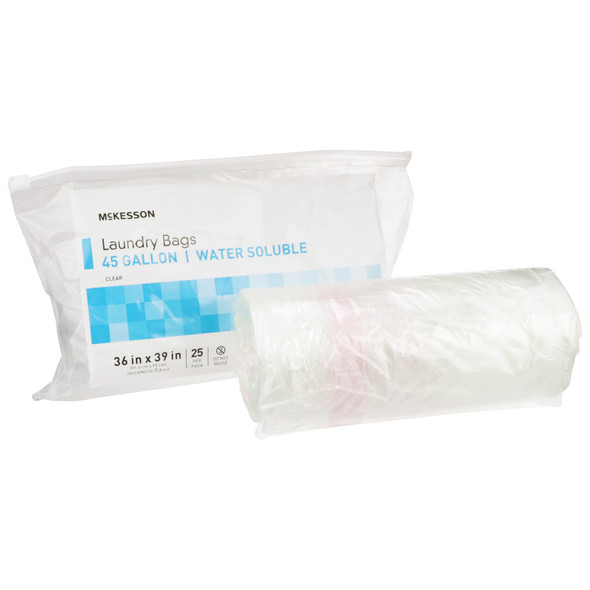 McKesson Water Soluble Laundry Bag, 40-45 gal Capacity